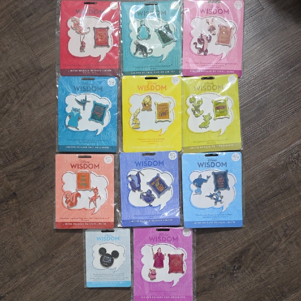 Disney Wisdoms Pin Sets